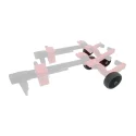Caliber Replacement Wheel for Ski Wheel Kit