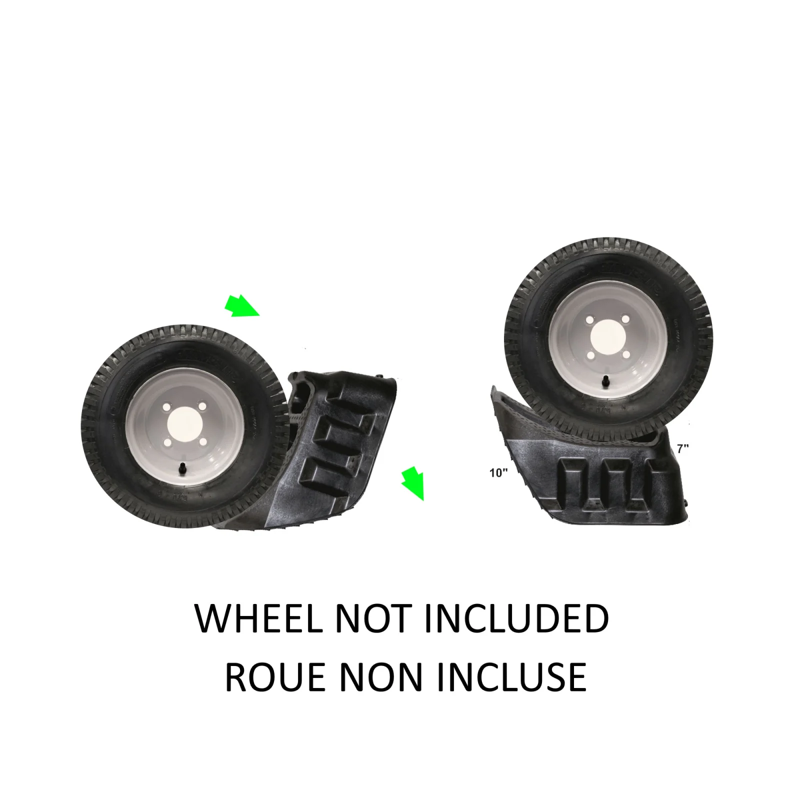 Rampes à bascule antidérapantes 500 lb (paire)