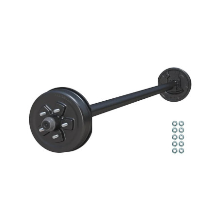 Essieu de remorque HD droit 3500 lb avec freins électriques 5 goujons ES3500HD-EB