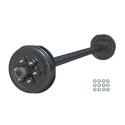 Essieu De Remorque Simple Droit Avec Freins Électriques 6 Goujons 5200lb