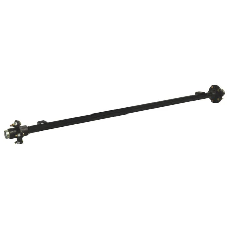 HD 3500lb Straight Simple Trailer Axle With 5 Stud Hubs