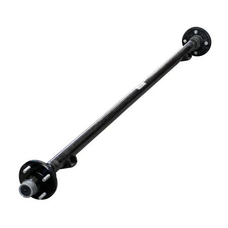 2500lb Straight Simple Trailer Axle With 4 Stud Hubs