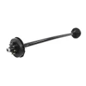 7000lb Straight Simple Trailer Axle With 8 Stud Electric Brakes