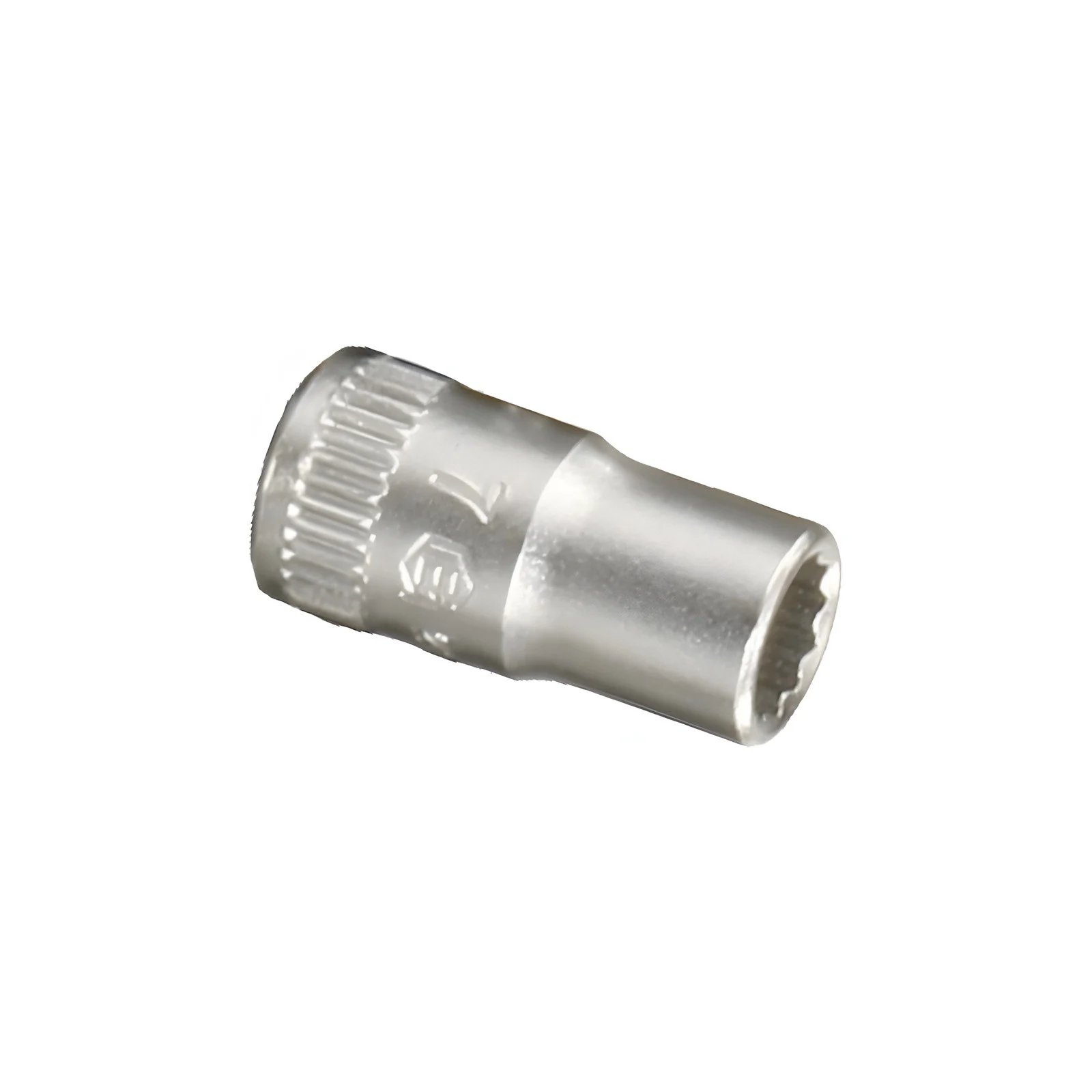 12-Point Chrome Socket 1/4" Dr. x 7 mm MET - Genius 232507