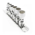 Genius US-206S SAE universal socket set (6 pieces) 1/4" to 9/16" x 1/4" Dr.