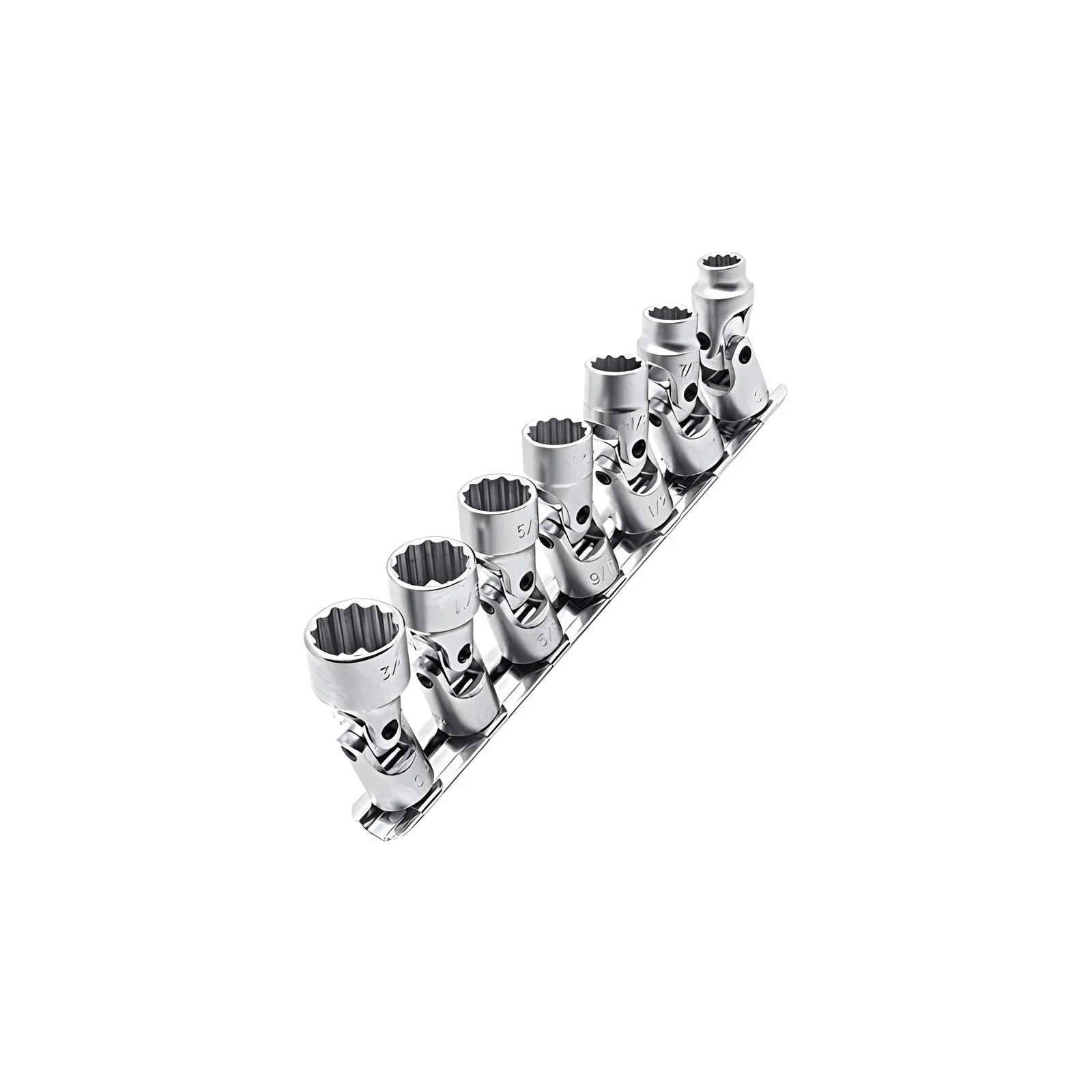 Genius US-307S SAE universal socket set (7 pieces) x 3/8" to 3/4" x 3/8" Dr.