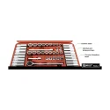 Genius GS-347MS  MET & SAE socket set (47 pieces) 3/8" Dr.