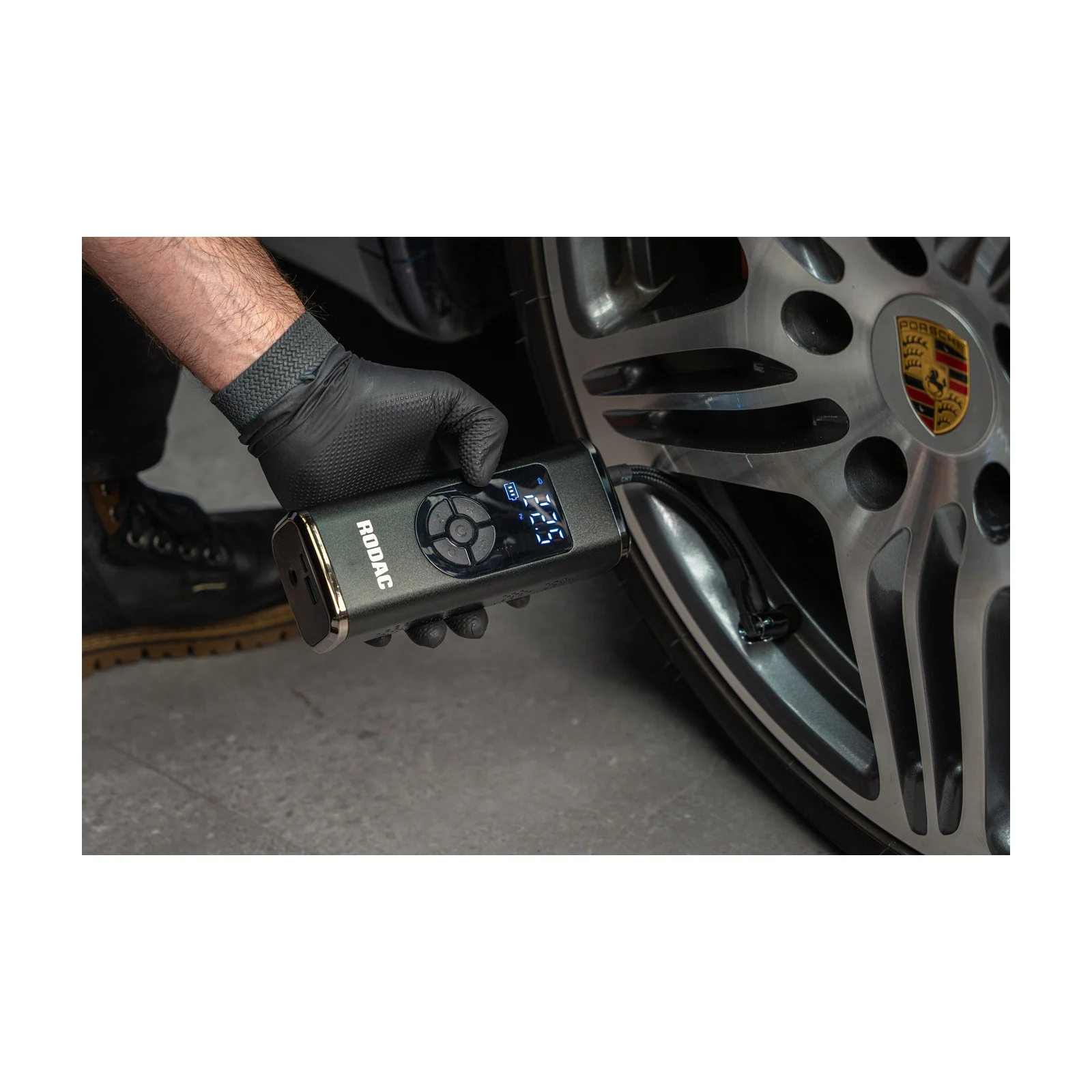 Rodac Digital Tire Inflator 5-in-1 Rechargeable