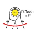 Genius 768510 Metric Combination Ratcheting Wrench 10mm