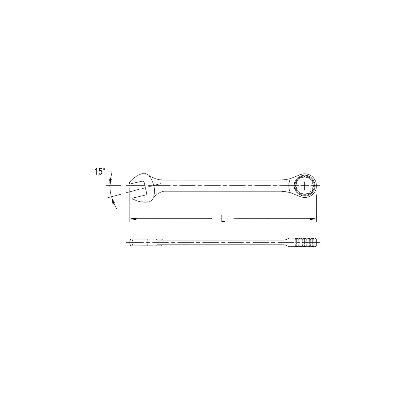 Genius 768513 combination ratcheting wrench MET 13mm