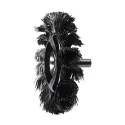 Brosse de bout circulaire à nœuds 3" x 7/16" x 0.014" x 3/4" Felton E367