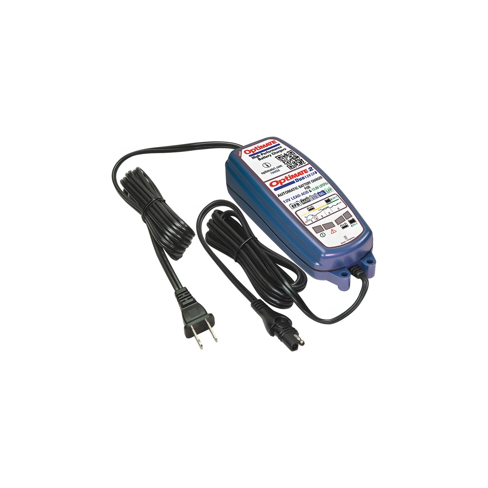 Chargeur mainteneur de batterie 12 V 5 étapes Optimate Tecmate TM-551