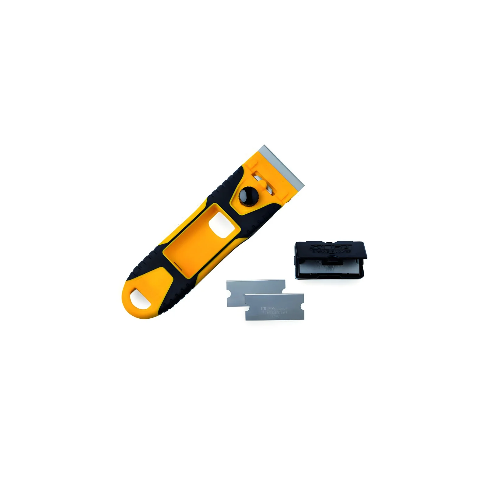 Olfa 1132730 Mini glass scraper 1" with 6 blades