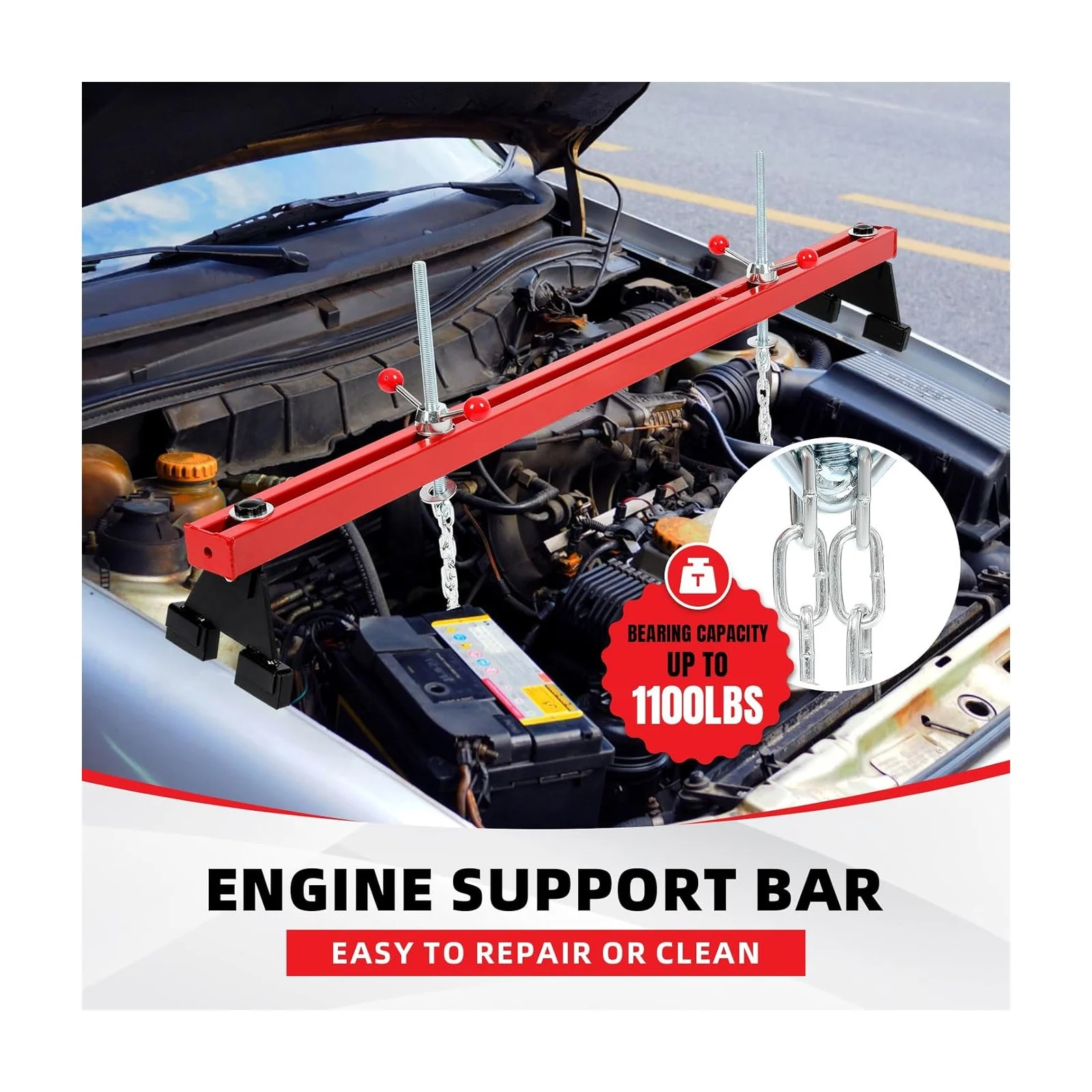 Rodac T63105 adjustable engine stand 1,100 lb