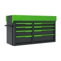 Rodac BCD-420061S Green and black 6 drawer tool cabinet 42" x 18" x 20"