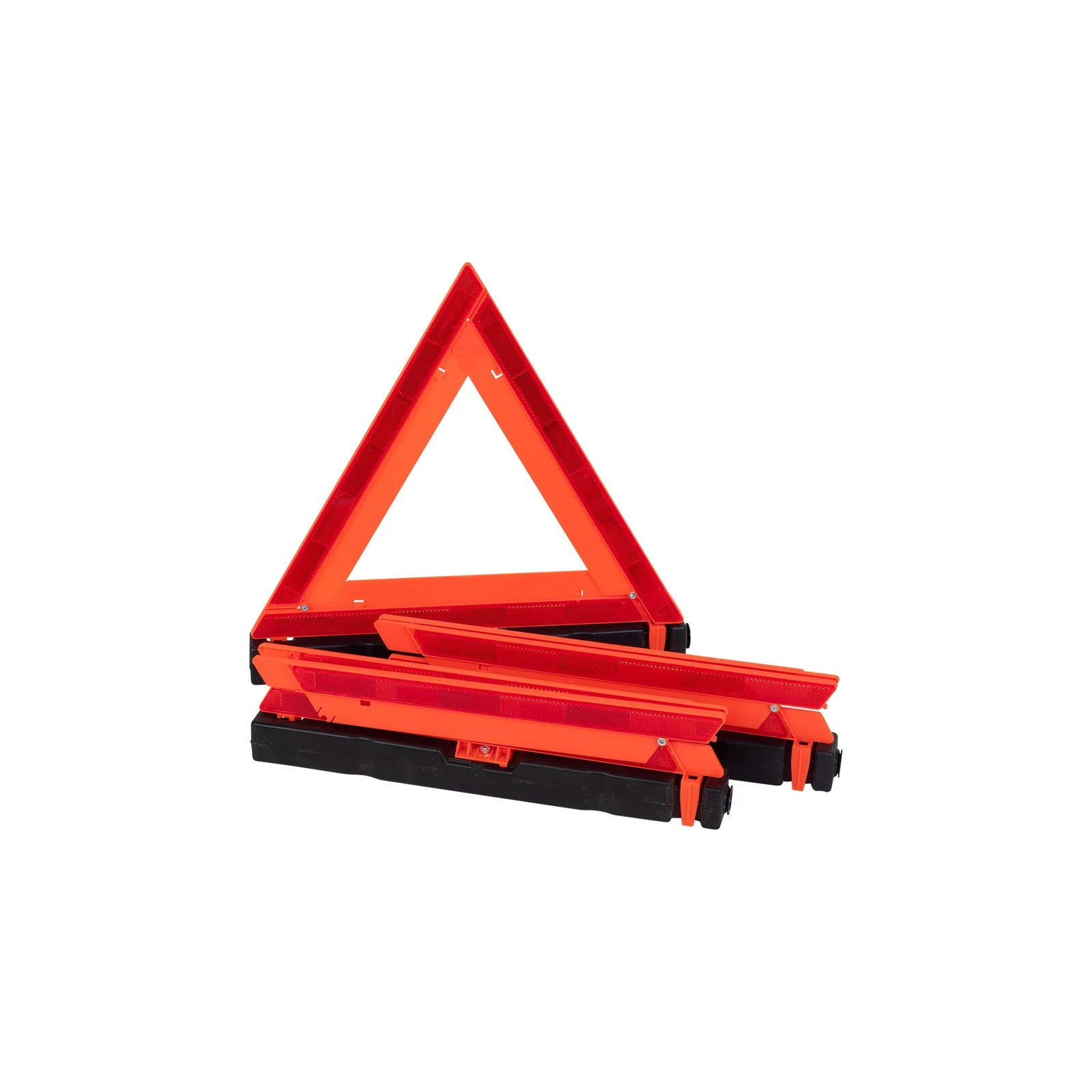 Ensemble 3 triangles de présignalisation DOT avec boîte Rodac