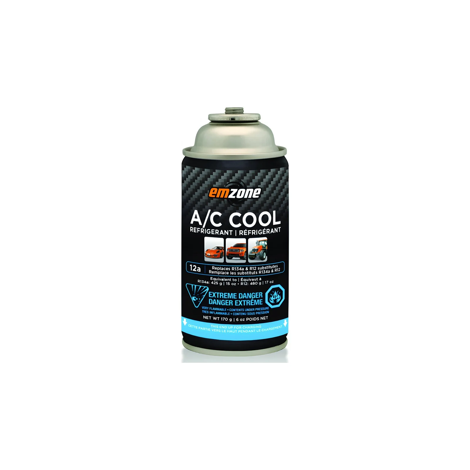 Emzone 45851 A/C cool refrigerant 12A 170G