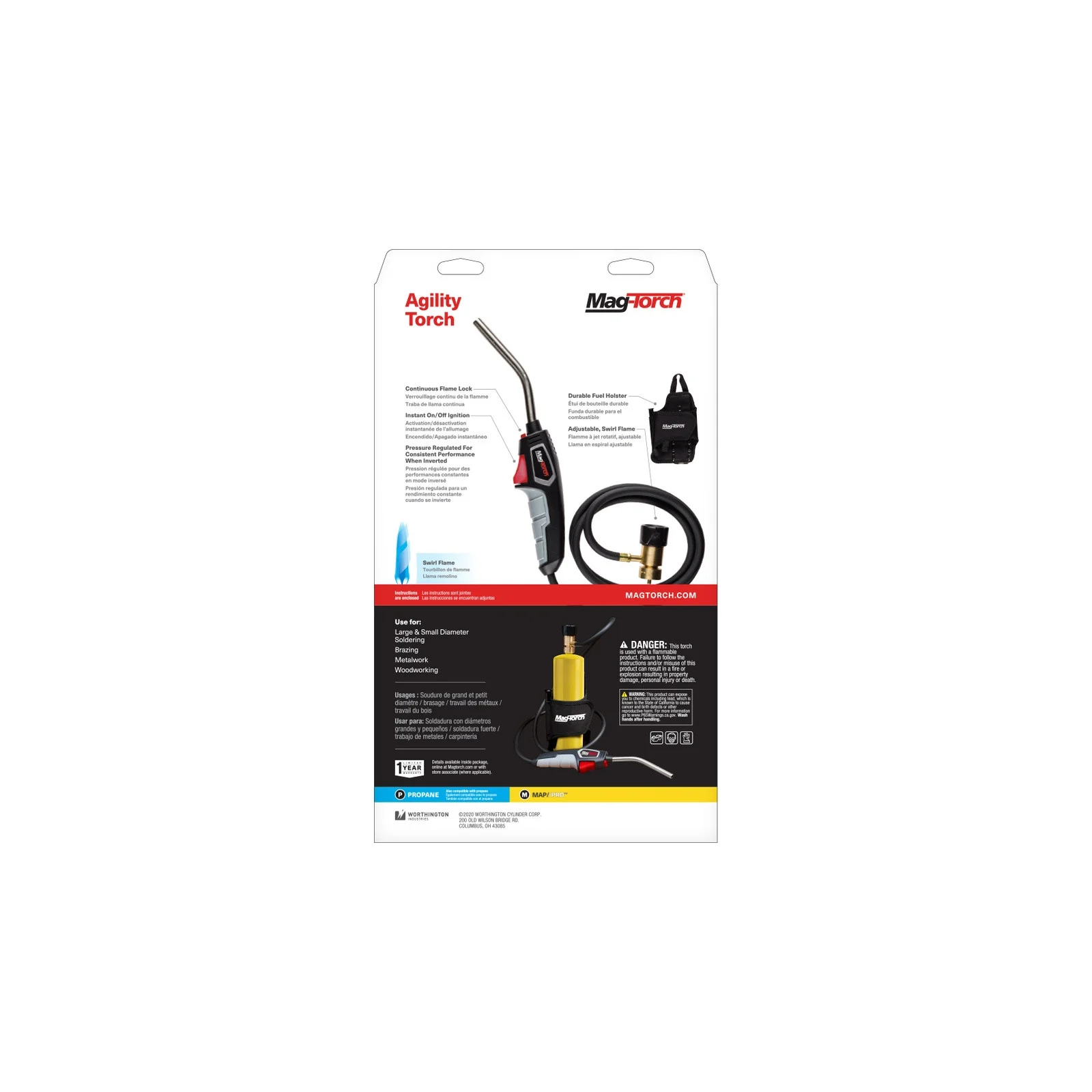 Mag-Torch MT560C extension hose Torch 4'