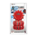 LED emergency road flares with bag (pack of 3)