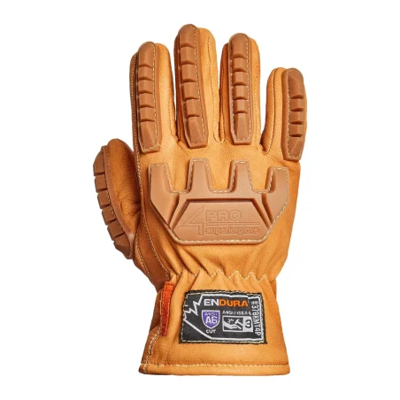 Endura Pro 378KMT4P Waterproof Winter Leather Cut and Impact Resistant Gloves (1 pair)