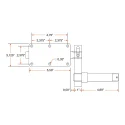 Ensemble de 2 demi-essieux Flexiride 425 lb ajustables