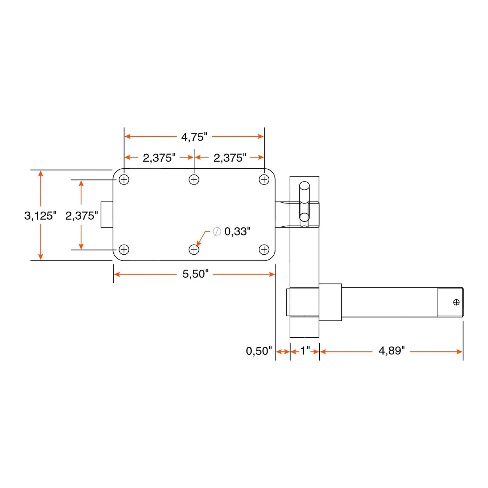 Ensemble de 2 demi-essieux Flexiride 425 lb ajustables