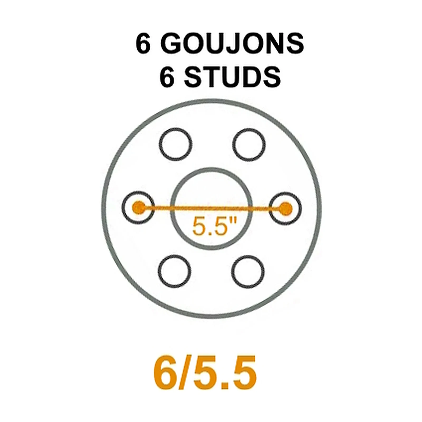 Pneu Radial Westlake 205/75R15 8 Plis sur Jante Rally Blanche 6 trous