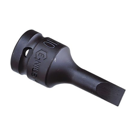 Genius 4460P16 Slotted impact head driver 2.5mm x 16mm x 60mm x 1/2" Dr.