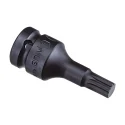 Douille à chocs à embout triple carré 1/2" x M14 x 76mm Genius 4476T14