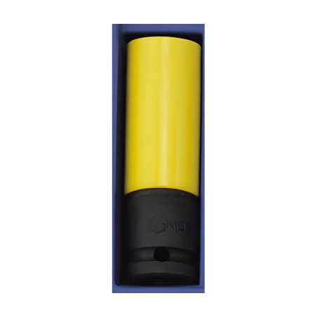 Douille à chocs avec revêtement de plastique-paroi mince MET 1/2" x 17mm Genius 448517W